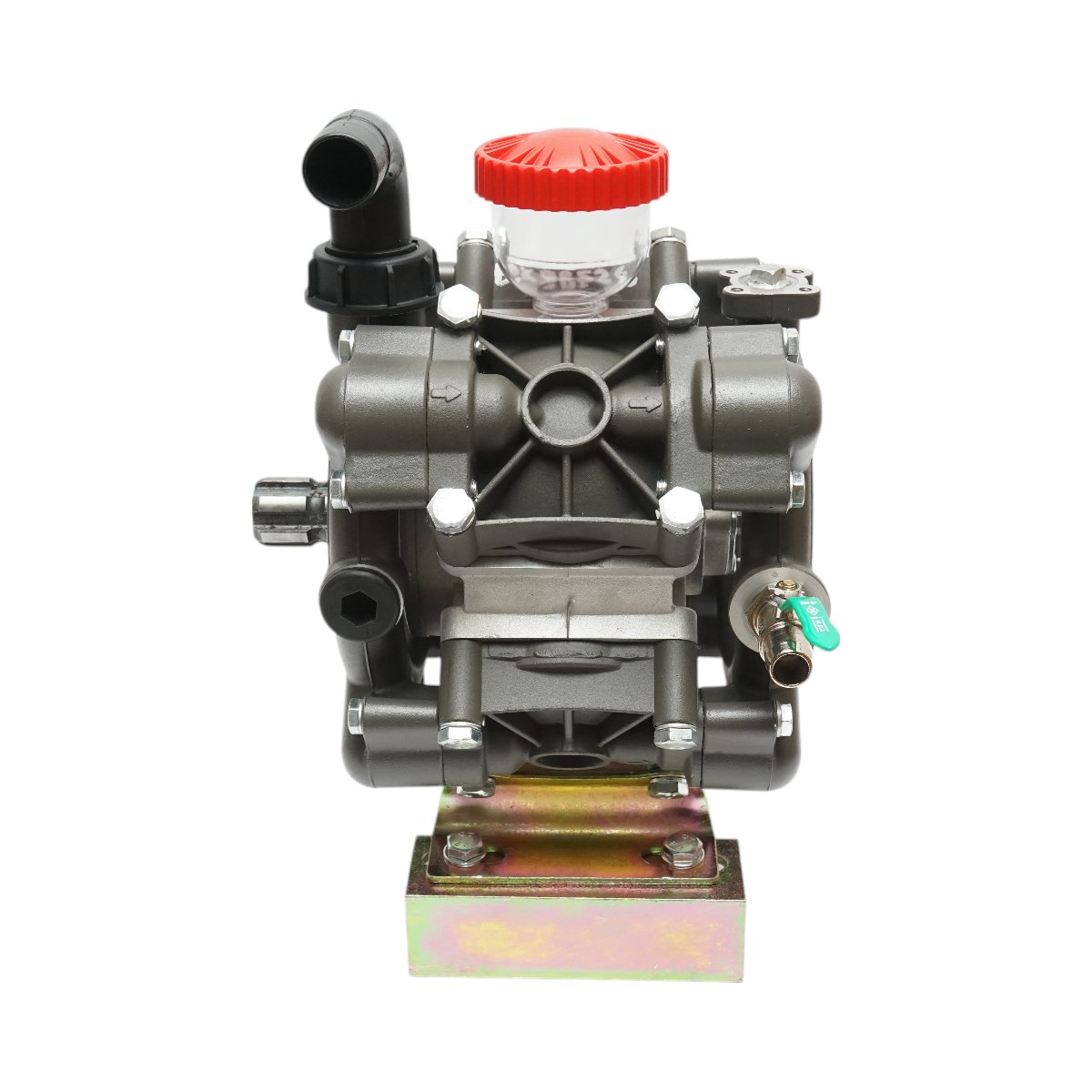 Pompa diafragmatica cu 4 membrane Z=6/8,4mm debit 120 L/min 25 bar pentru erbicidator (compatibila model polonez)